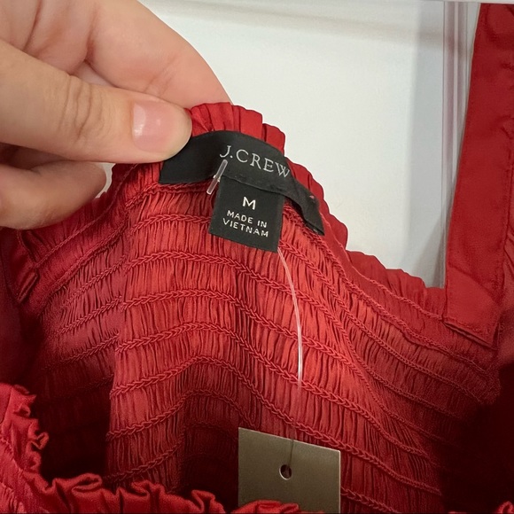 MOVING SALE! J.Crew square neck peasant blouse NWT - Picture 4 of 4